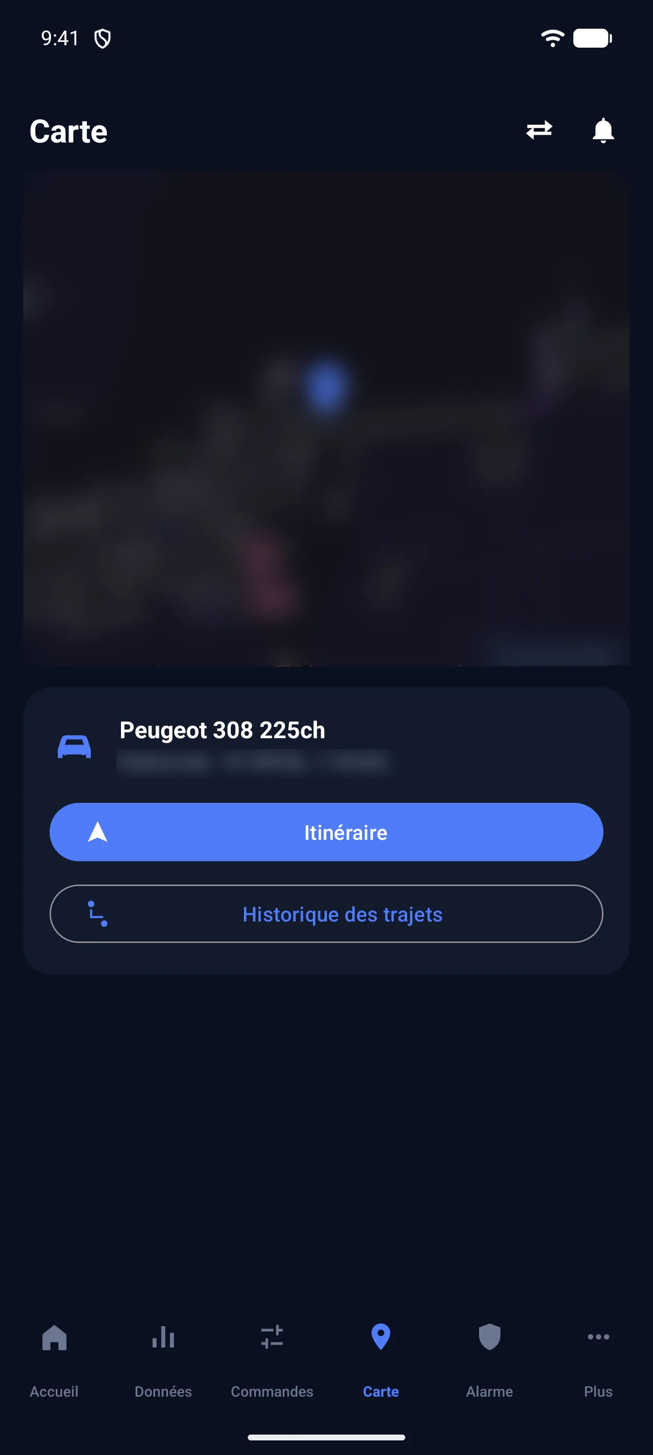 Écran Carte de Cockpit